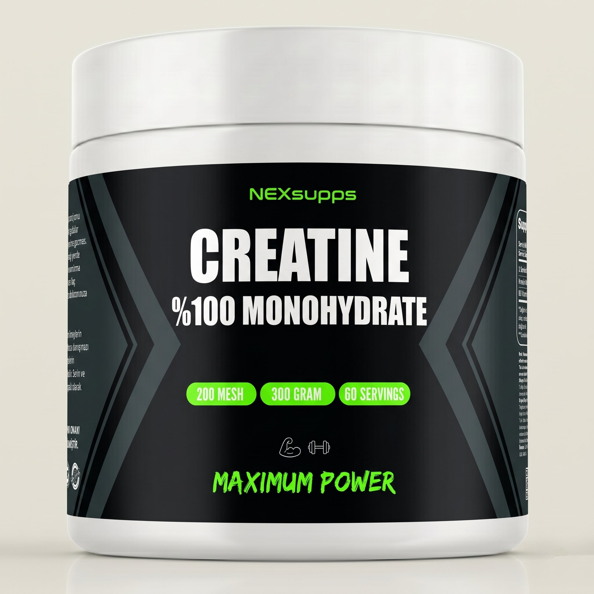 CREATİNE %100 MONOHYDRATE 300 GR
